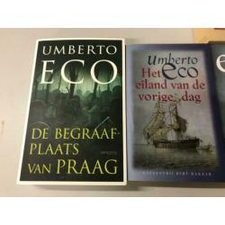 T.K. nog 3 boeken van Umberto Eco In de naam van de roos e.a