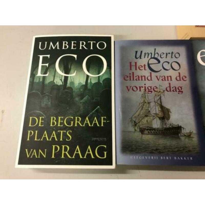 T.K. nog 3 boeken van Umberto Eco In de naam van de roos e.a