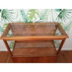 Vintage vitrine kastje toonbank
