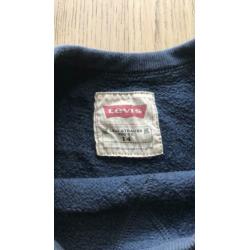 Levi’s blauwe trui maat 14/164