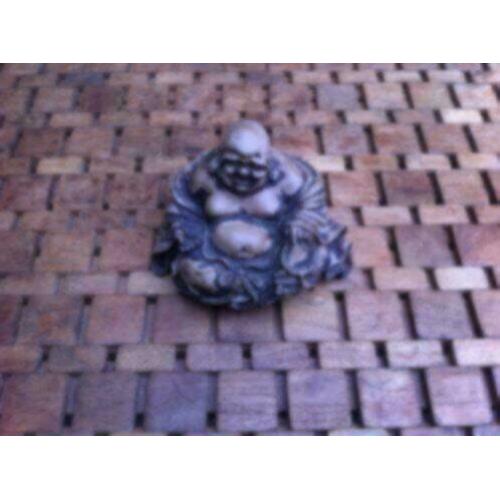 boeddha beeldje polystone hoogte 10 cm 17 cm breed