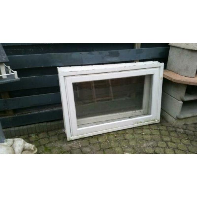 2x kozijn inclusief raam inclusief dubbel glas