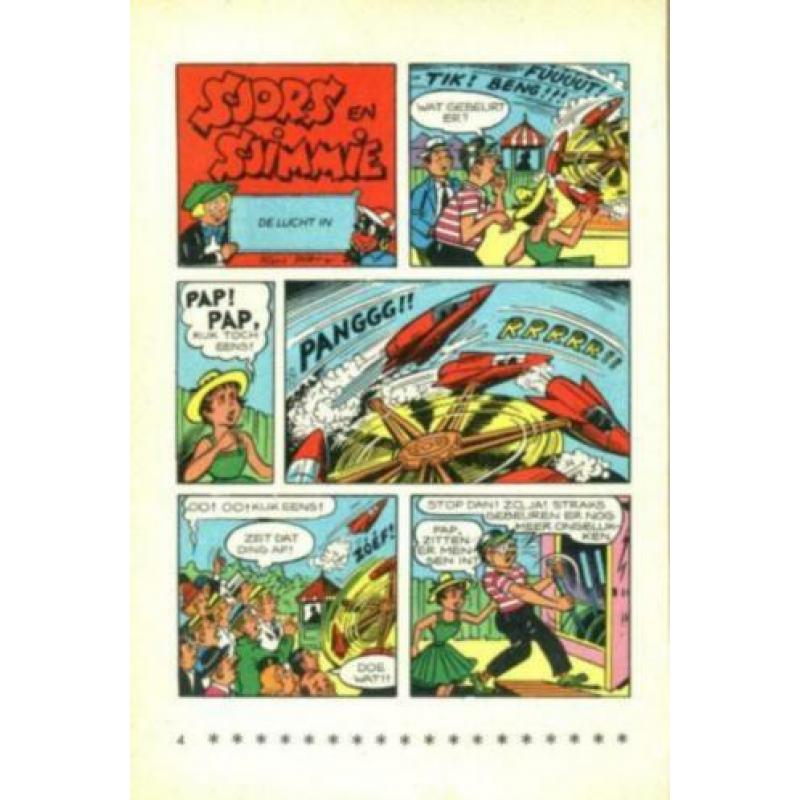 1965 stripboek Sjors & Sjimmie naar de Pintoplaneet