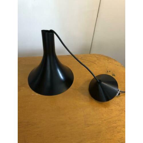 Hala Zeist vintage hanglamp trompetvormig zwart