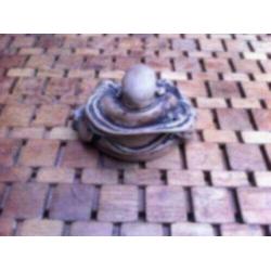 boeddha beeldje polystone hoogte 10 cm 17 cm breed