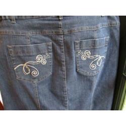 mj/ SETTERLADY rok/rokje/spijkerrokje/jeans rokje/STRETCH 40