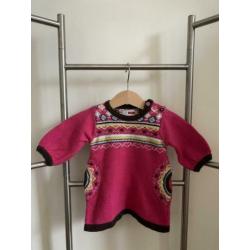Name-it roze wollen jurkje Maat 56