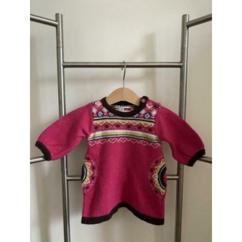 Name-it roze wollen jurkje Maat 56