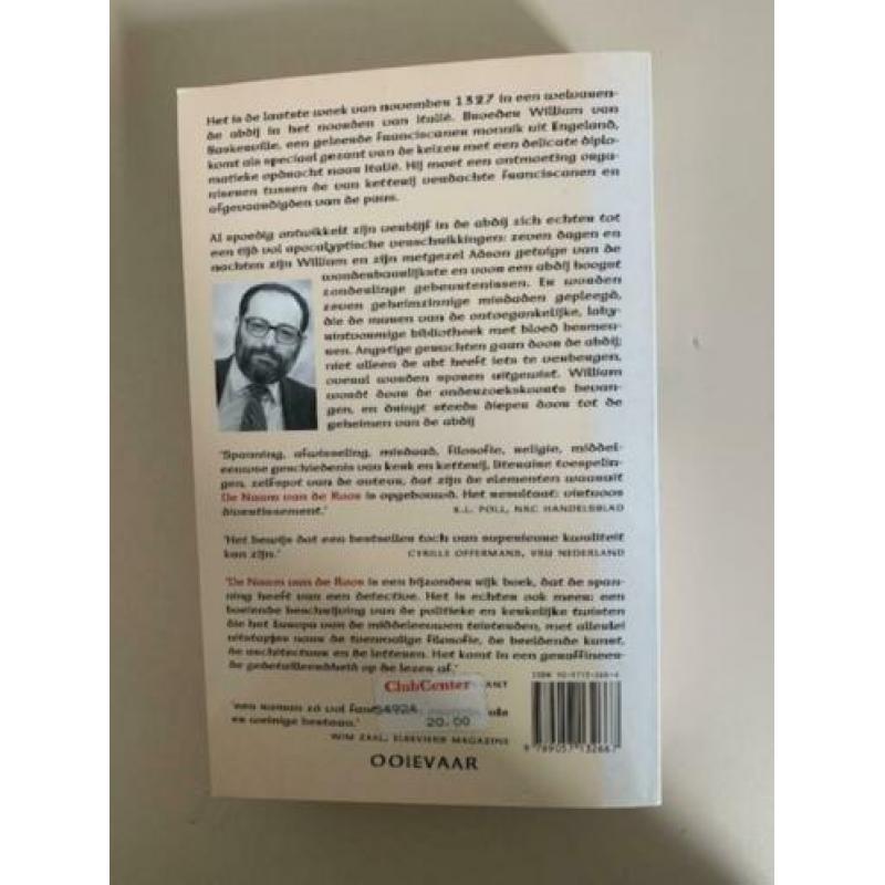 De naam van de Roos. Umberto Eco.