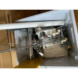 Britser breimachine, dubbelbeds zeer compleet.
