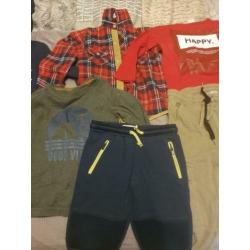 Setje Jongens kleding maat 110