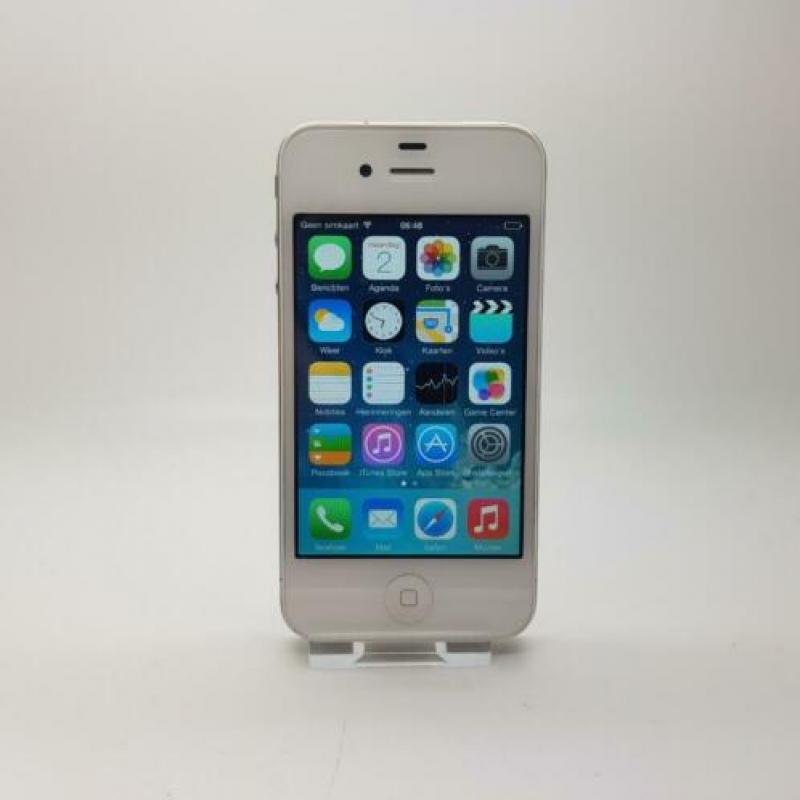 Apple Iphone 4 8Gb Wit + doosje + Oplaadsnoer II NU €34.99
