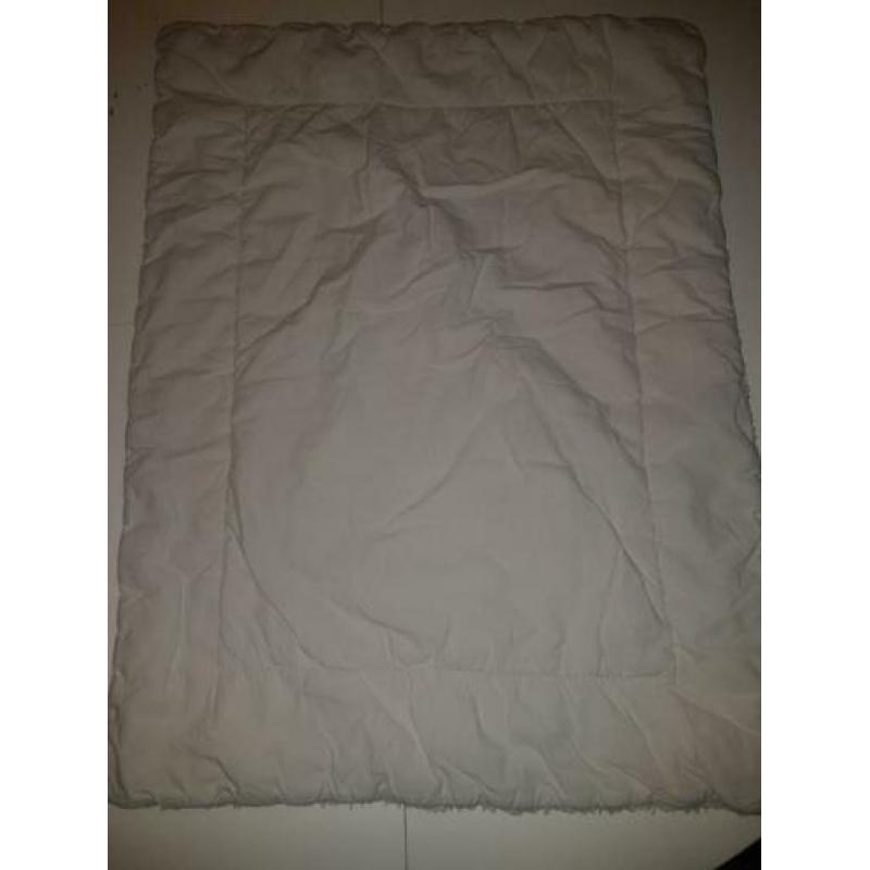 Lekker wollig / badstof wit box kleed 87 x 65 cm