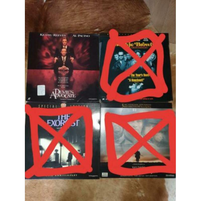 Laserdisc Bundel 28 stuks