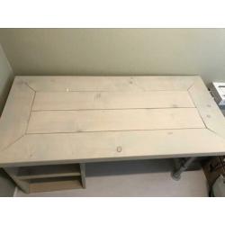 Steigerhout industrieel bureau