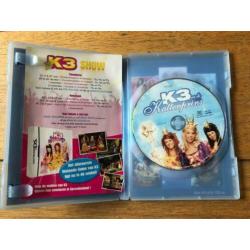 K3, 3 Dvd’s, De kattenprins, K3 Show, K3 Show 15 jaar