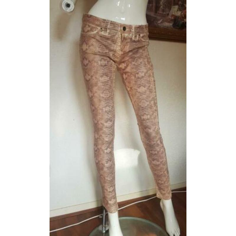 Guess broek met slangenprint maat 28