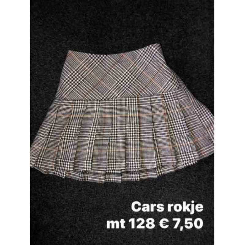 Cars rokje plooien mt 128