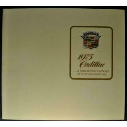 1975 Cadillac Full Line Brochure USA