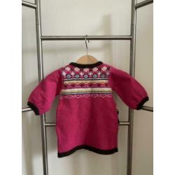 Name-it roze wollen jurkje Maat 56
