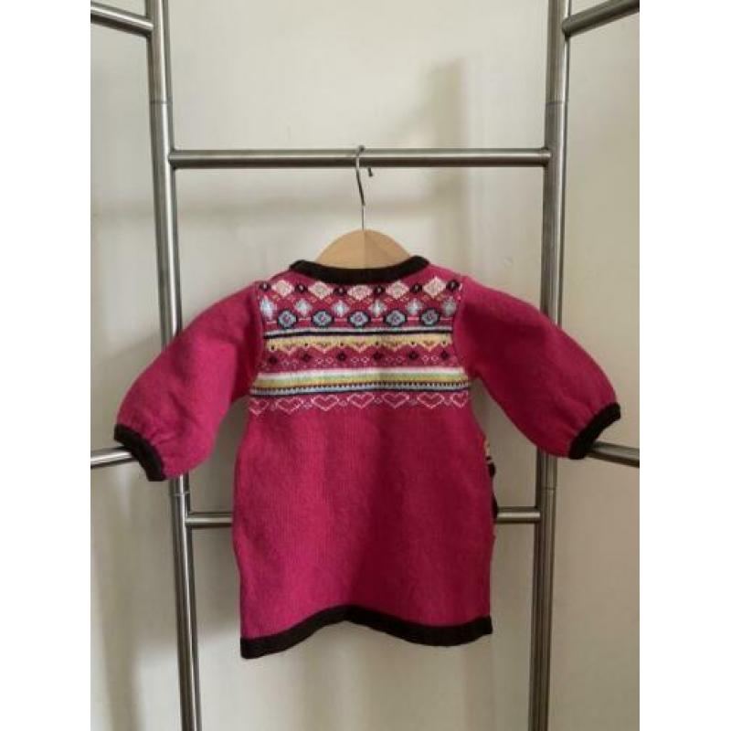 Name-it roze wollen jurkje Maat 56