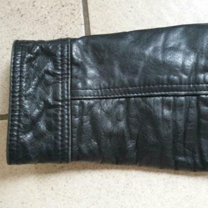 ZGAN echt leren biker jasje jack 38/40