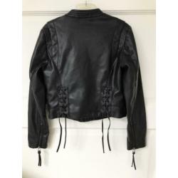 COOLCAT leder look jasje - biker - 122 / 128 - ZGAN