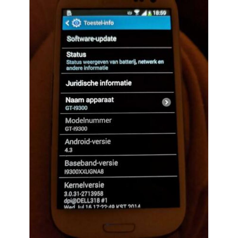 Samsung s3 oudje en Samsung core 2