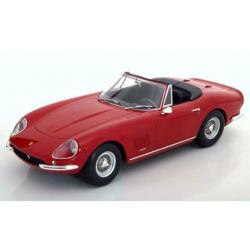 KK 1/18 Ferrari 275 GTB/4 NART Spyder 1967 rood KKDC180234