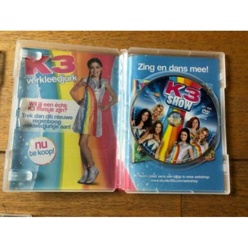 K3, 3 Dvd’s, De kattenprins, K3 Show, K3 Show 15 jaar