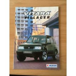 Autofolder/Brochure Suzuki Vitara Villager 1996 16 pagina's