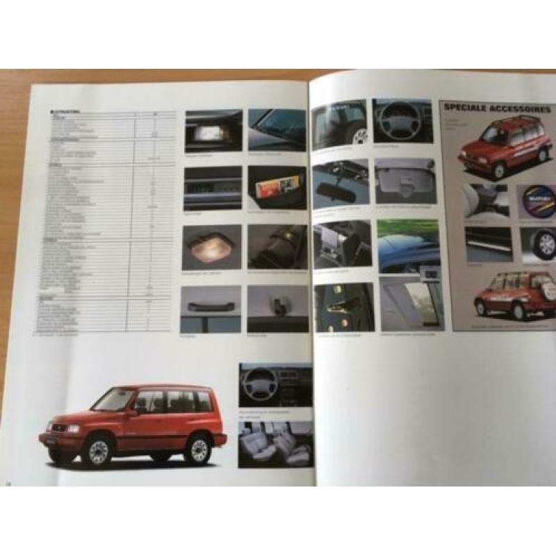 Autofolder/Brochure Suzuki Vitara Villager 1996 16 pagina's