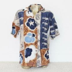 Prachtige Tendenza Vintage Blouse 100%Viscose (Maat 40) - 41