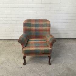Antieke vintage fauteuil stoel chair