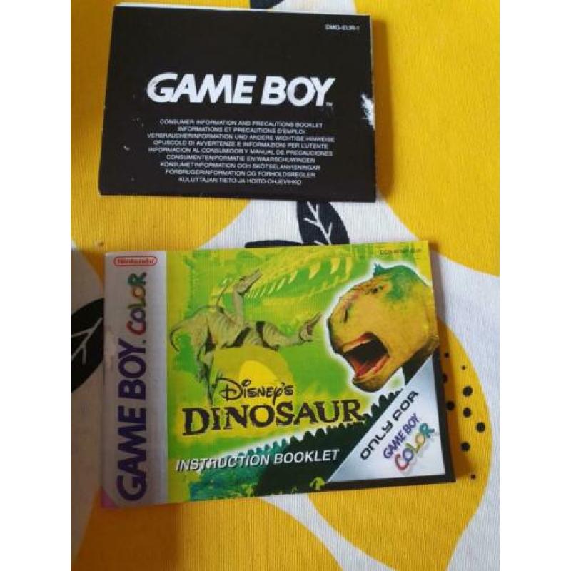 Nintendo Game Boy Color cib Disney's The Dinosaur
