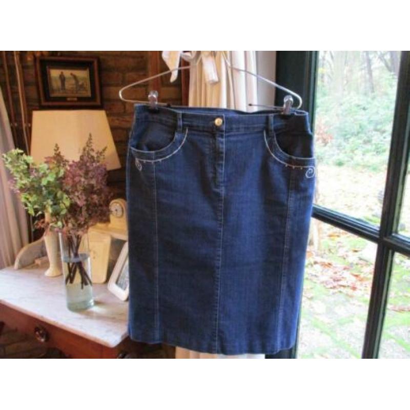 mj/ SETTERLADY rok/rokje/spijkerrokje/jeans rokje/STRETCH 40