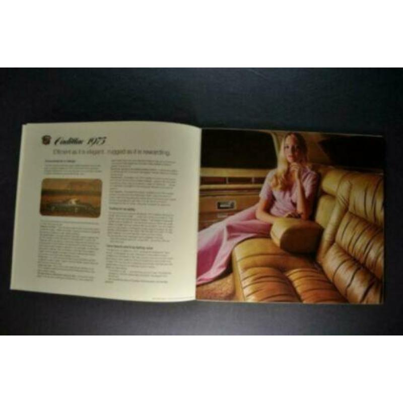 1975 Cadillac Full Line Brochure USA
