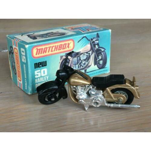 Lesney Matchbox 50 – Harley Davidson 1200 in doos MIB