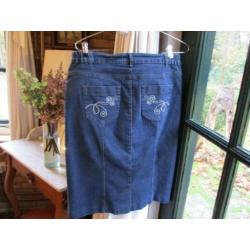 mj/ SETTERLADY rok/rokje/spijkerrokje/jeans rokje/STRETCH 40