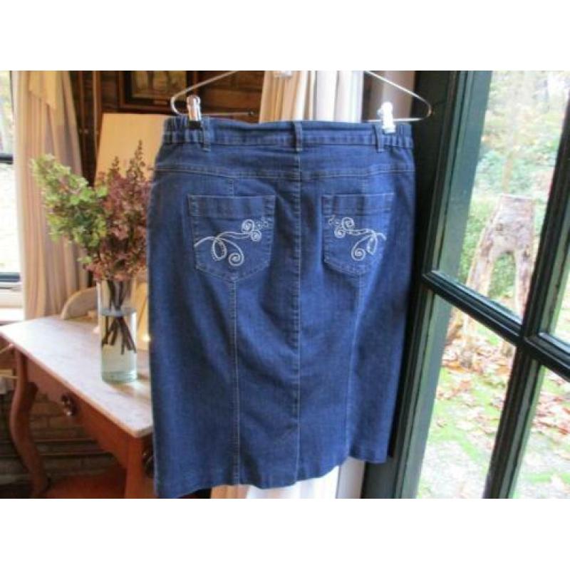 mj/ SETTERLADY rok/rokje/spijkerrokje/jeans rokje/STRETCH 40