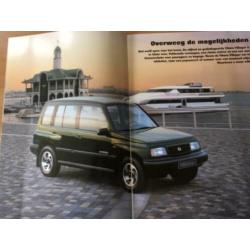 Autofolder/Brochure Suzuki Vitara Villager 1996 16 pagina's