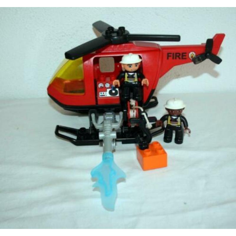 Duplo Brandweer helikopter 4967 compleet brandweerhelicopter
