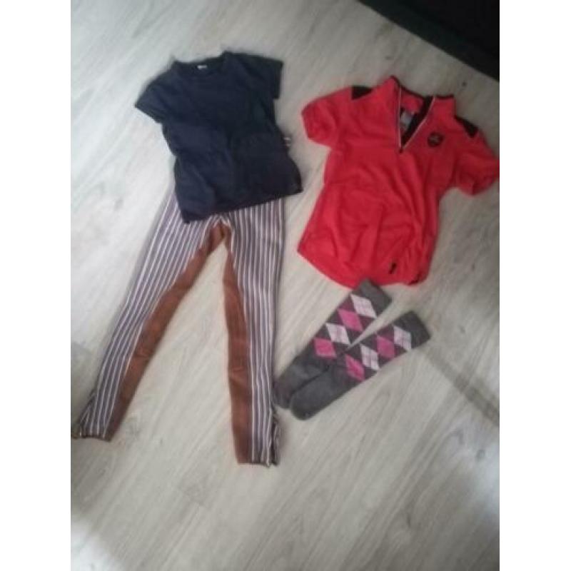 Paardrijkleding meisje mt 122 / 128