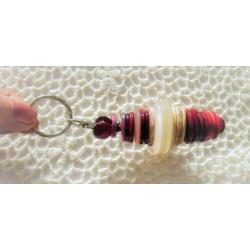 Grootte Vintage kunststof knopen nr. 1693 donker bruin