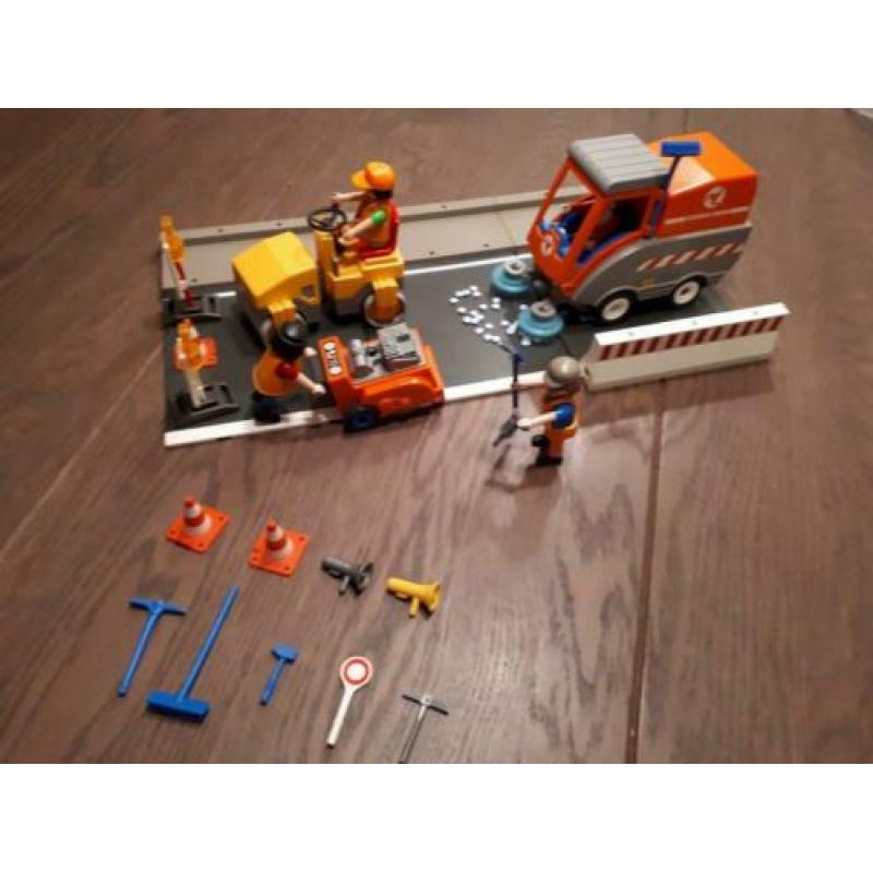 Te koop Playmobil wegwerker set