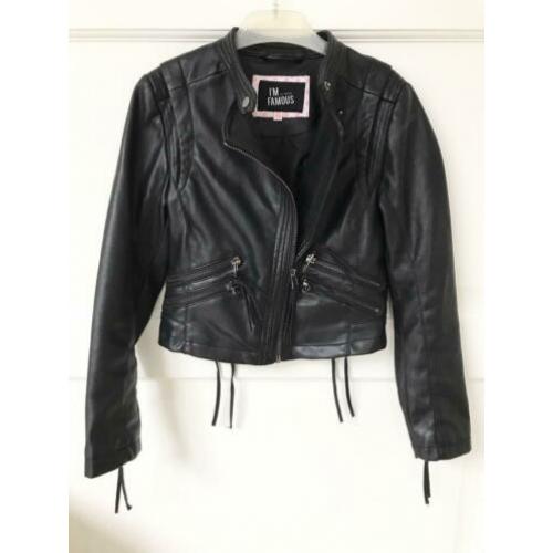 COOLCAT leder look jasje - biker - 122 / 128 - ZGAN