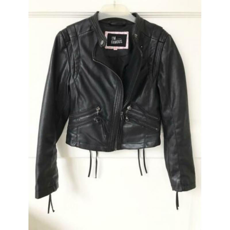 COOLCAT leder look jasje - biker - 122 / 128 - ZGAN