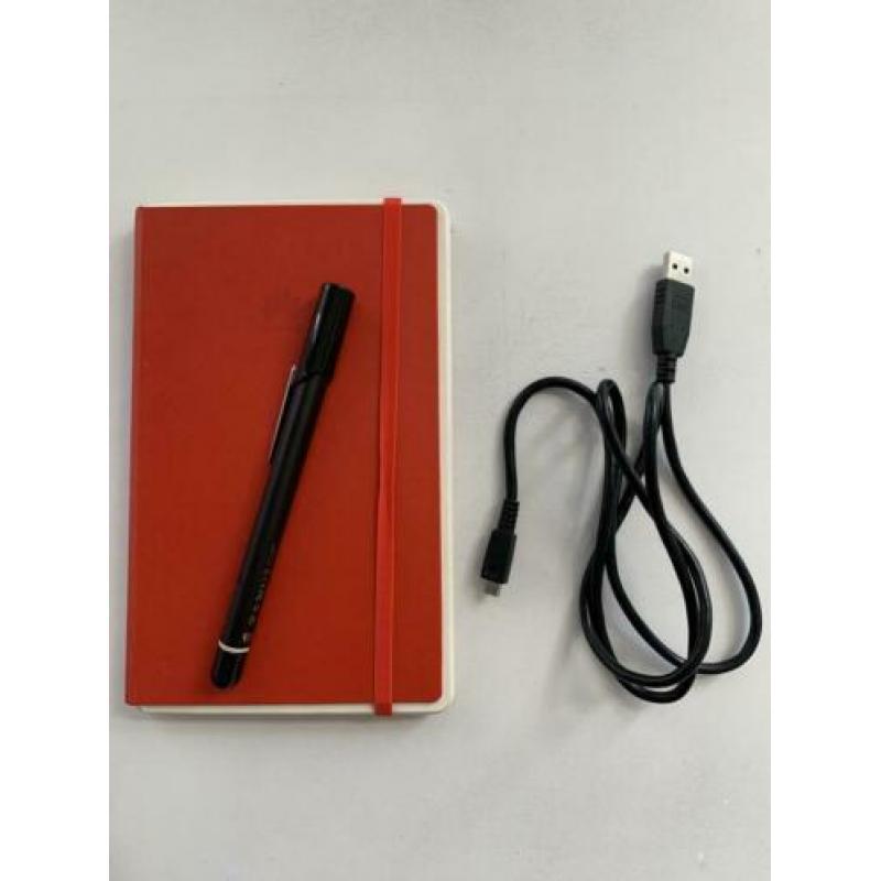 Smart pen en rood notebook Moleskine Smart Writing Set