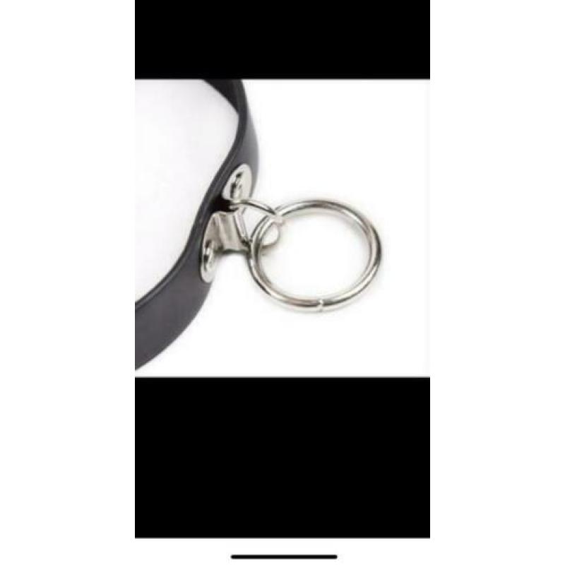 Kinky sexy ketting Ketting Halsband Choker zwart nieuw