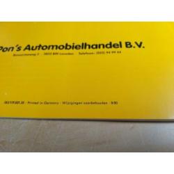 1980 Volkswagen polo mk1 folder IZGST óók kleuren en bekledi